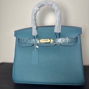 Denim genuine leather wirkin
